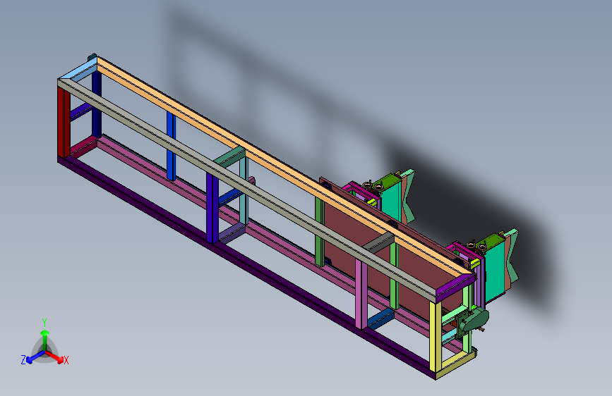 大口径管道步进平移装置