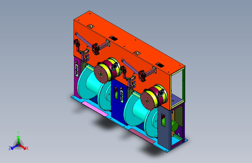 大盘重预应力钢丝的放线盘