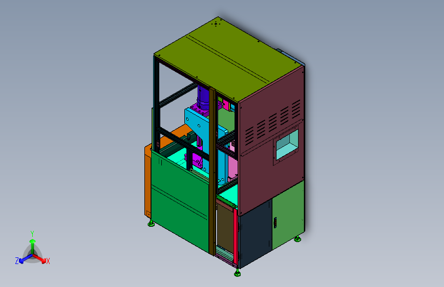 大型伺服压力机机身