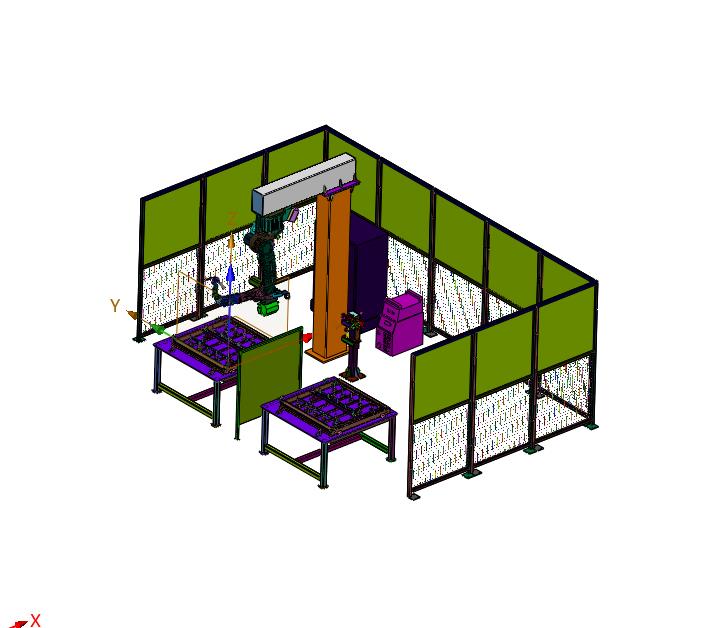 电气柜自动化组装焊接机器人系统