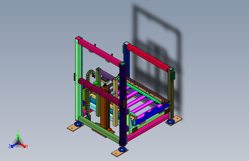 电芯装盒单侧提升机