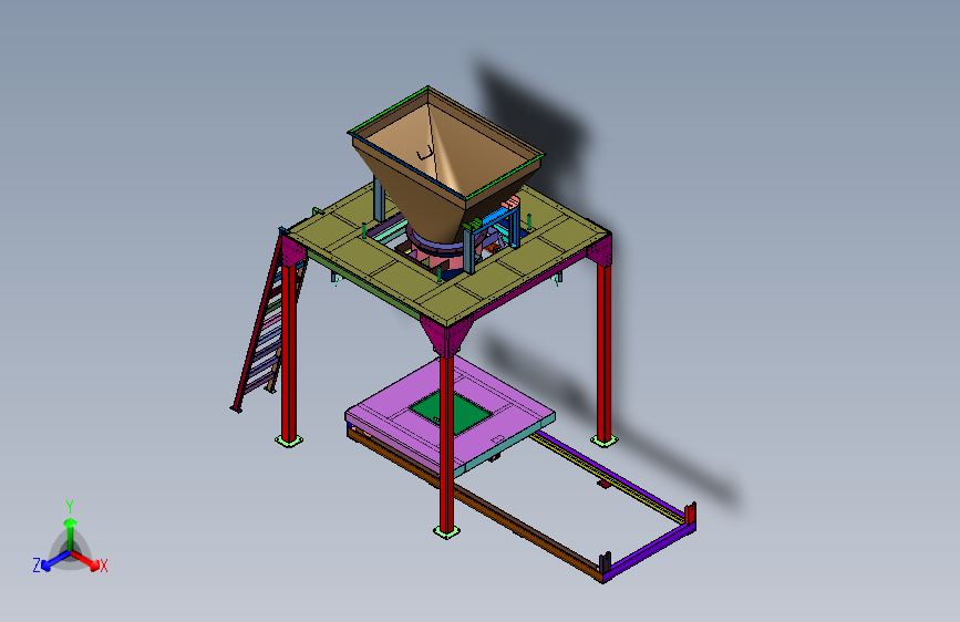 吨袋物料投料防砸装置