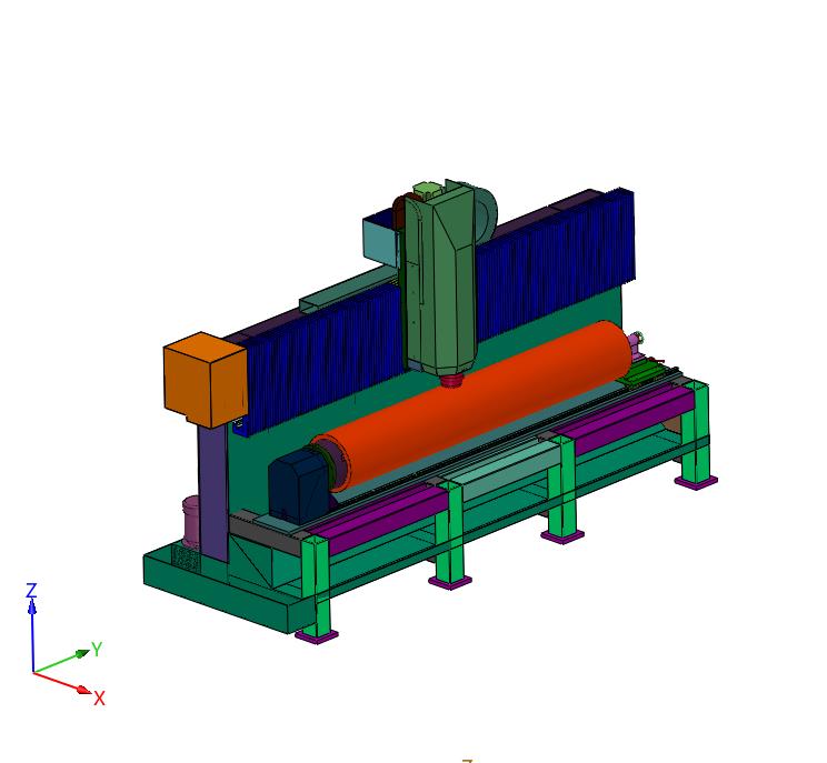 多功能桌面级卧式圆雕机