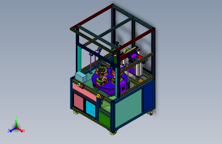 多工位旋转式端子线焊点检测工作台
