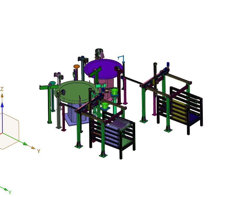 阀体和阀杆的组装机