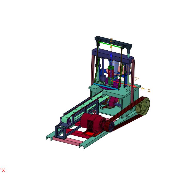 蜂窝煤机冲压成型装置