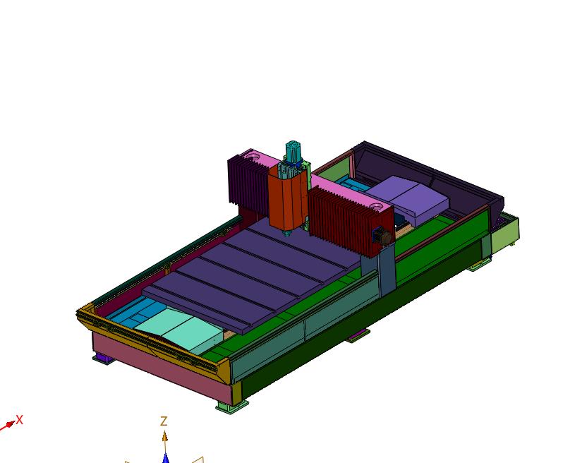 高速横梁移动式龙门雕铣机