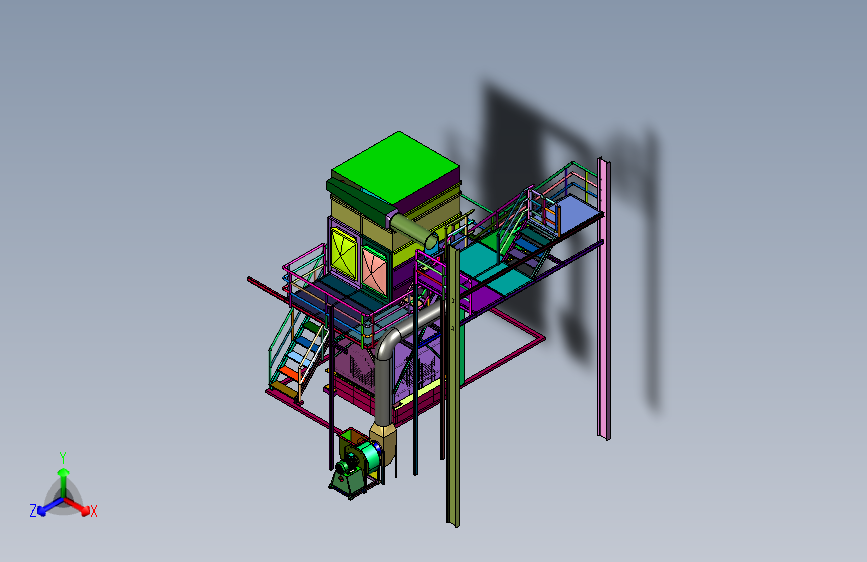 工程施工用平台除尘装置