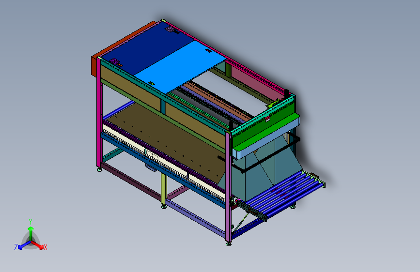 辊道传输智能视觉检测一体化设备
