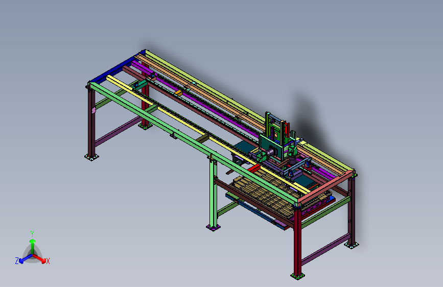 桁架型电芯间距调整移栽机