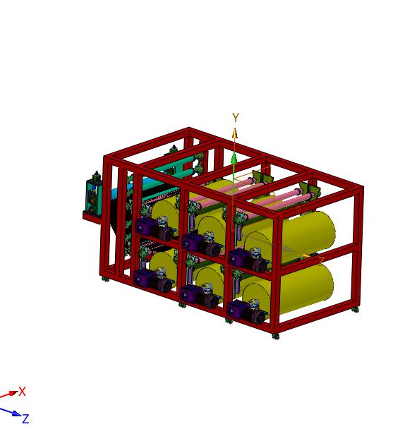 化妆棉生产用放卷装置