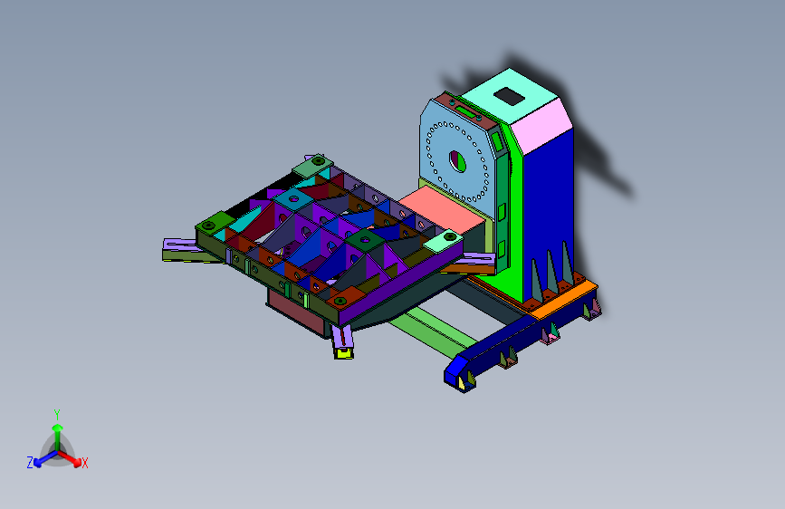 机器人圆形旋转翻转台