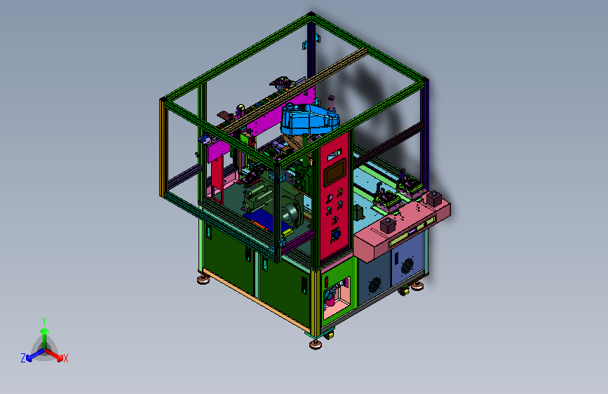 机器人锁付切换锁螺丝设备