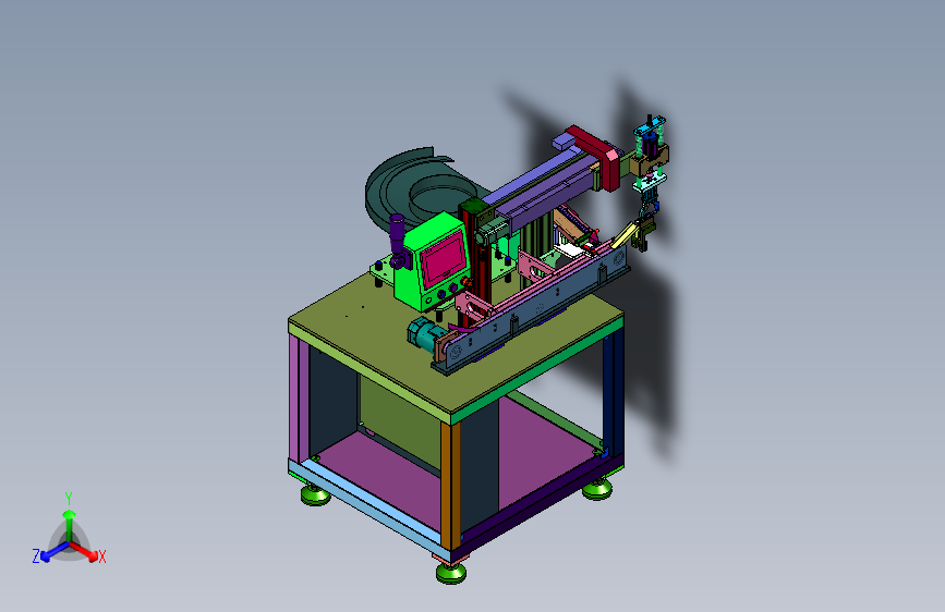 机械手高效抓取的物料排料振动盘设备
