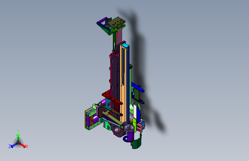 机载单臂式锚杆钻机钻臂