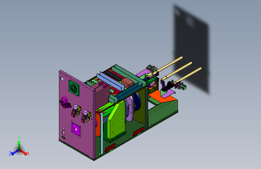 基于激光的线缆铝箔层切割装置