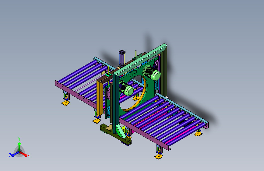 卷材包装用覆膜打包机