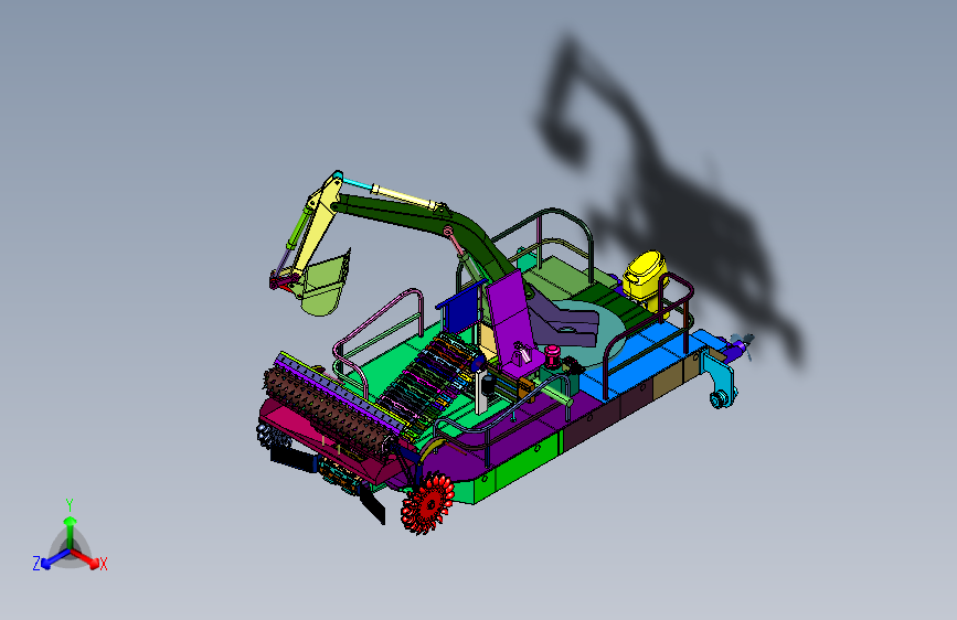 具有水草粉碎功能的水草打捞船