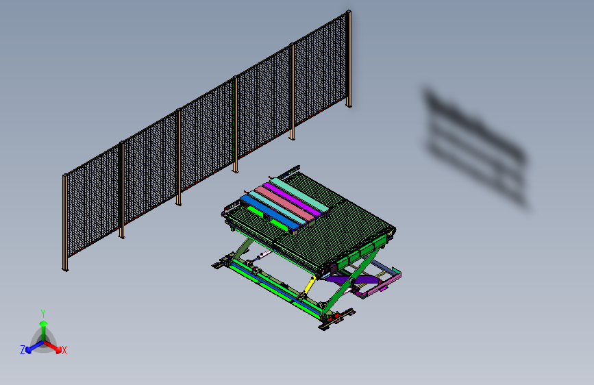 可升降式挡边链板输送机