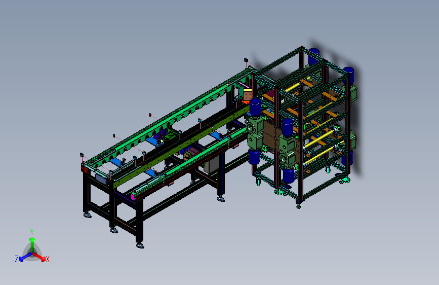 拉杆箱装配智能传送装置