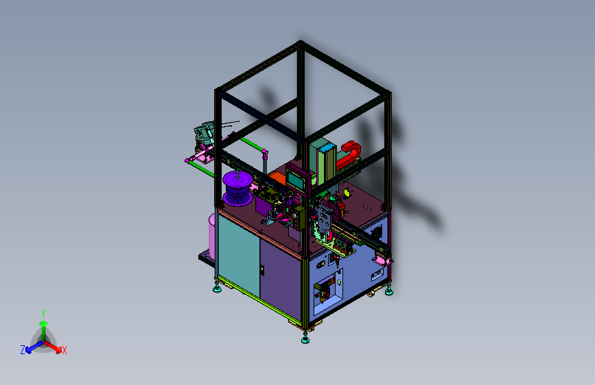 空芯线圈单轴绕线机