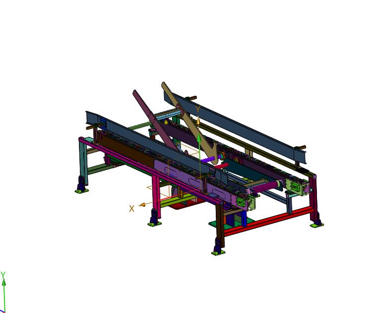 链条驱动式输送翻转装置
