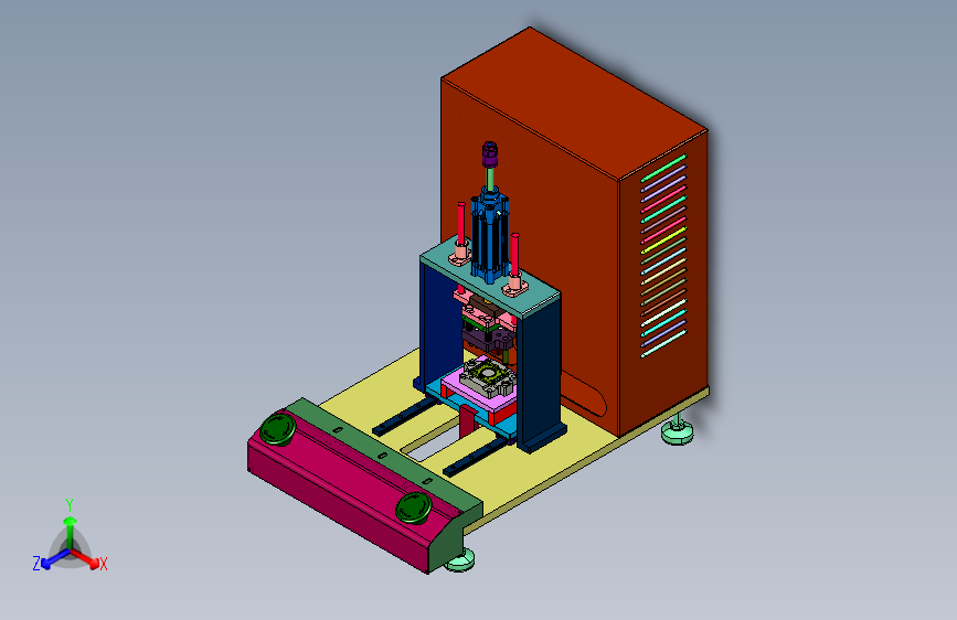 零部件塑料件热熔装置