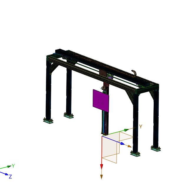龙门双轴滑移式智能标定靶标系统