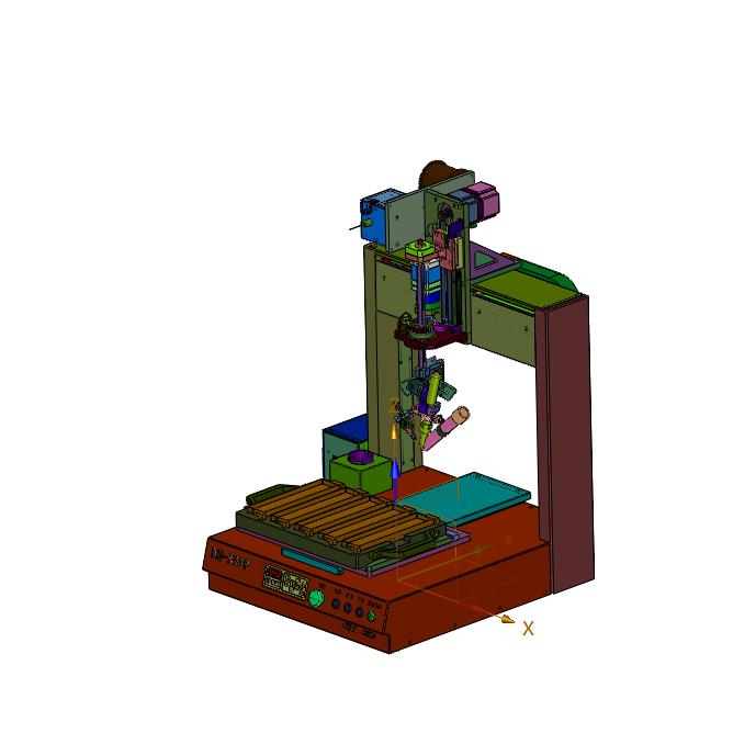 平面多点位同步点锡装置