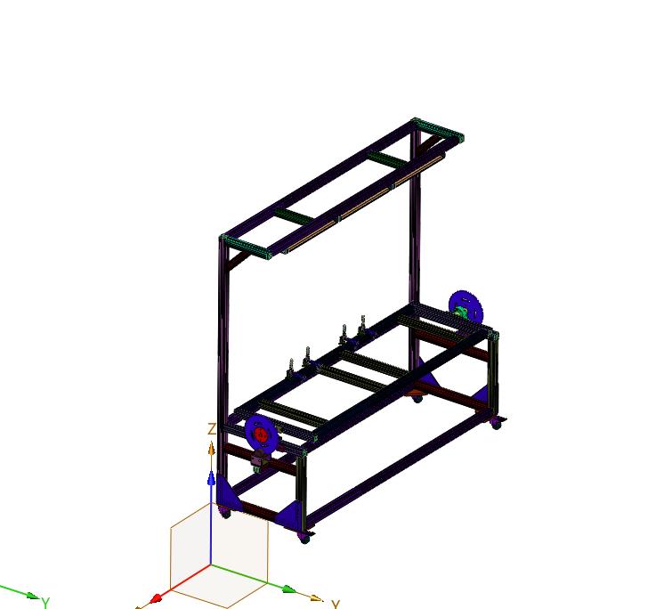 平面旋转作业工装台