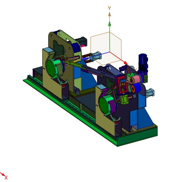 铅带生产线开卷放卷动力装置