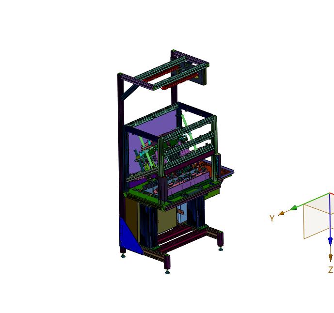 汽车用塑料侧挡板装配台