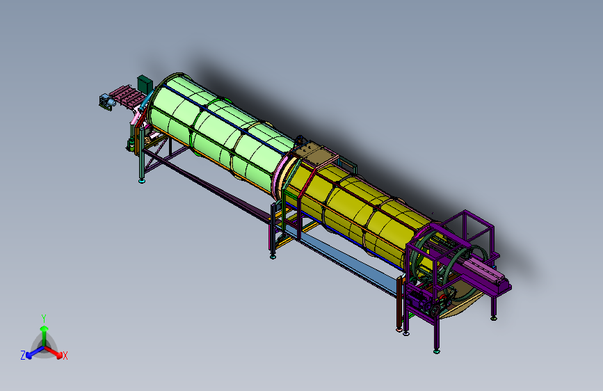 清洗型无轴螺旋输送机