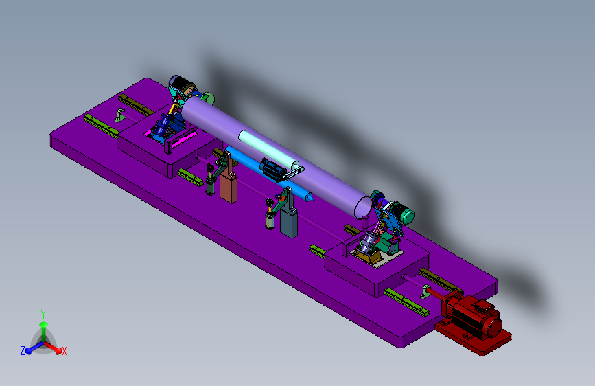 全自动钢管端面倒棱机输送机构