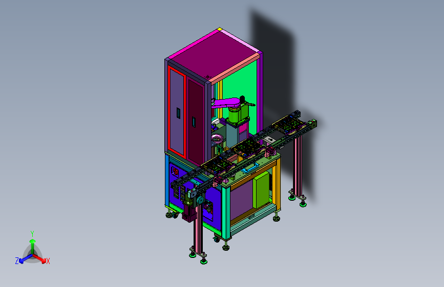 手机贴膜自动取放系统