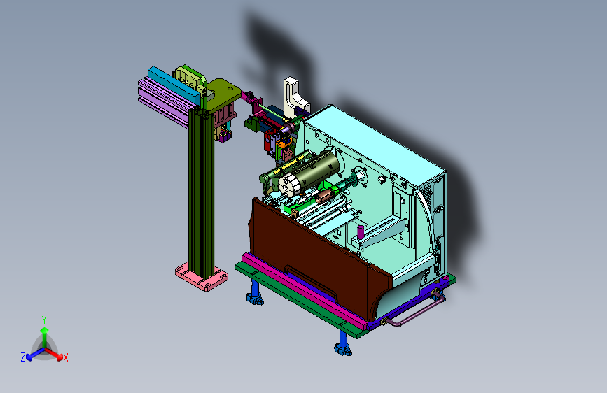 实时即打即贴条码标签打印机
