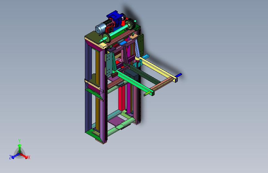 双柱大吨位施工升降机