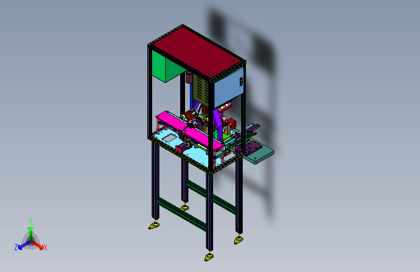 四方体表面加工平头机