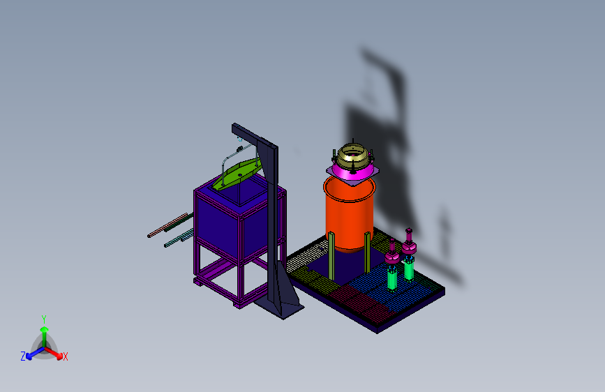 涂料的定量供给及混合系统