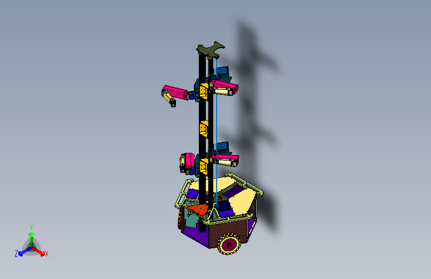 温室作物授粉机械臂