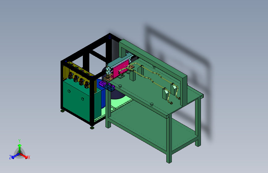 稳定杆总成的涂油装置