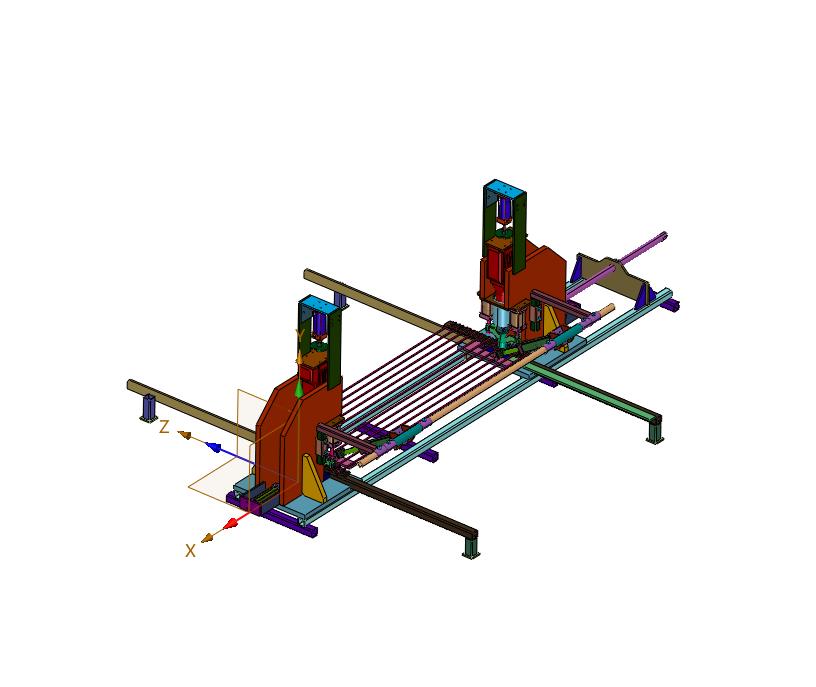 线束生产中平移流水线用链排平移总成