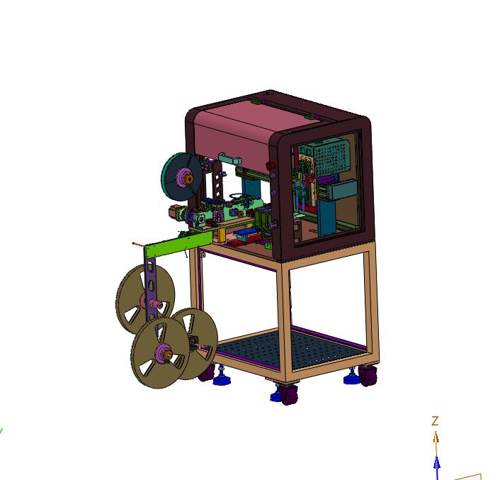 芯片烧录机自动编带装置
