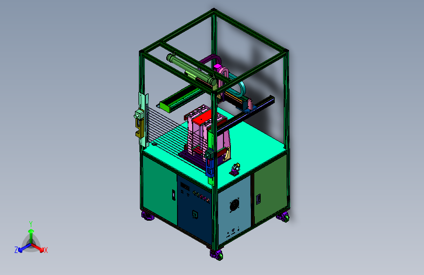悬臂式三轴运动点胶装置
