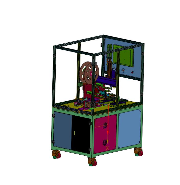 扬声器生产的贴标装置