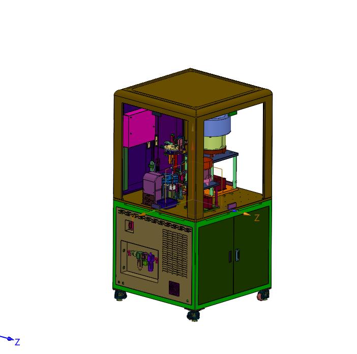 圆形工件的弹簧装配设备