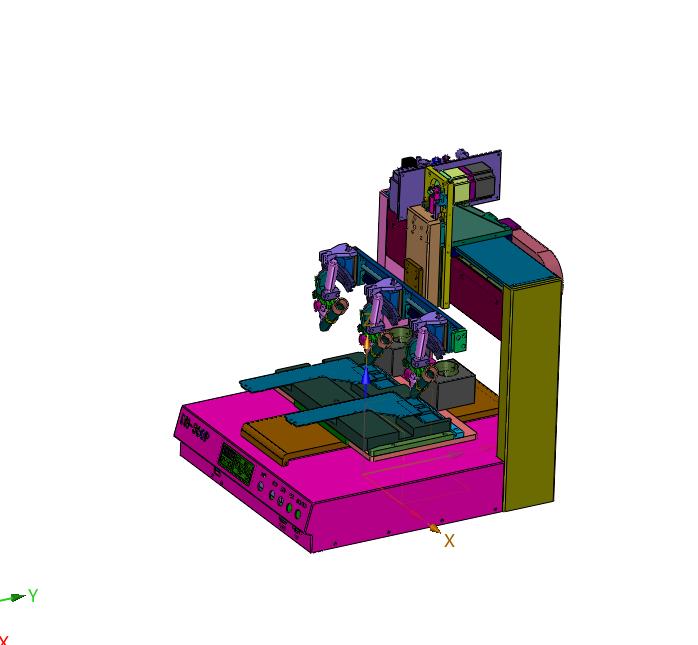 在线式XYZ三轴自动纠偏焊锡机