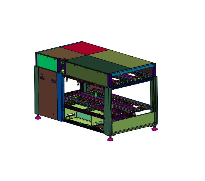 载具的自动升降回流线