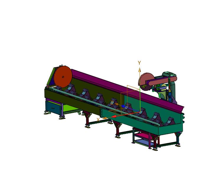 长管大口径挤压轻便切割机床