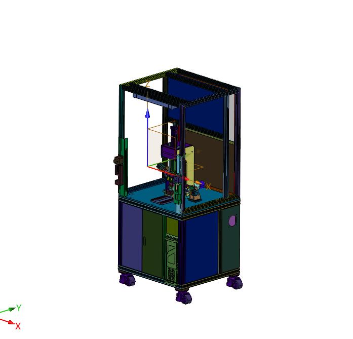 真空泵装配流水线的气密性检测机